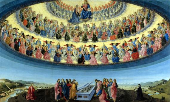 Assumption of the Virgin, by Botticini