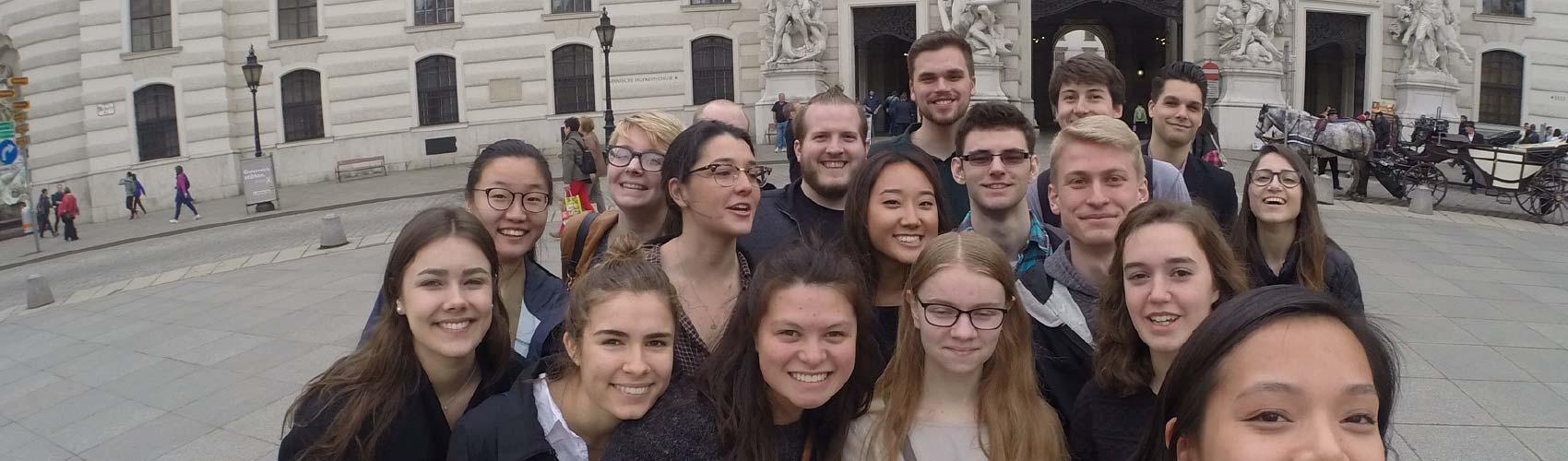 German Studies students on study abroad
