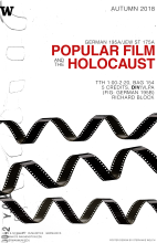Aut 2018 Popular Film and Holocaust course poster